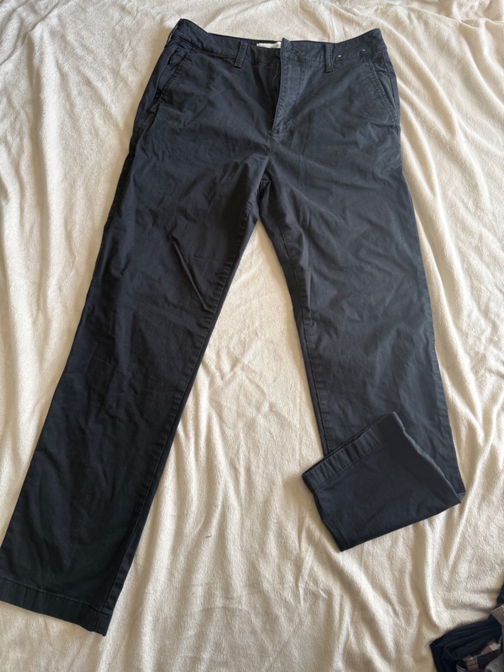 Hollister Men's Black Straight Chino Pants